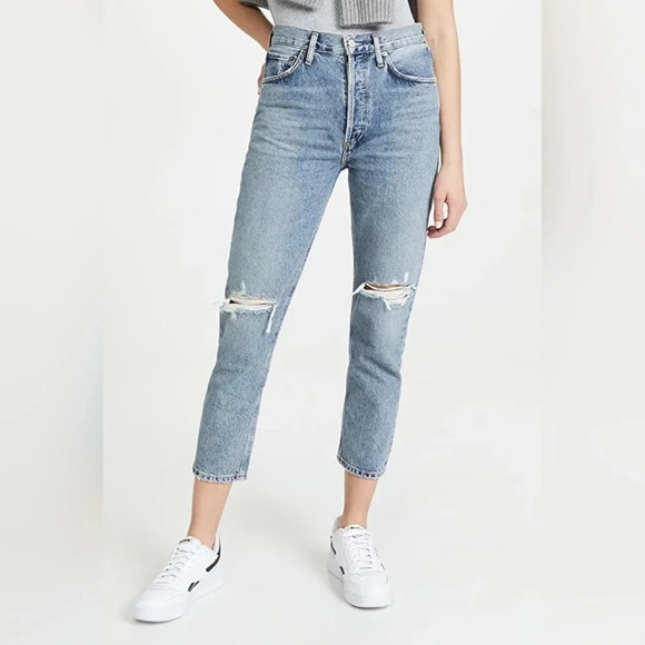 AGOLDE Riley Crop Jeans | AGOLDE Jeans | Size 27 - Picture 1 of 9